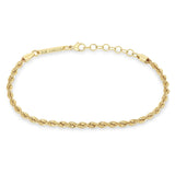 Zoë Chicco 14k Gold Medium Rope Chain Bracelet