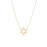 Zoë Chicco 14k Gold Medium Star of David Necklace