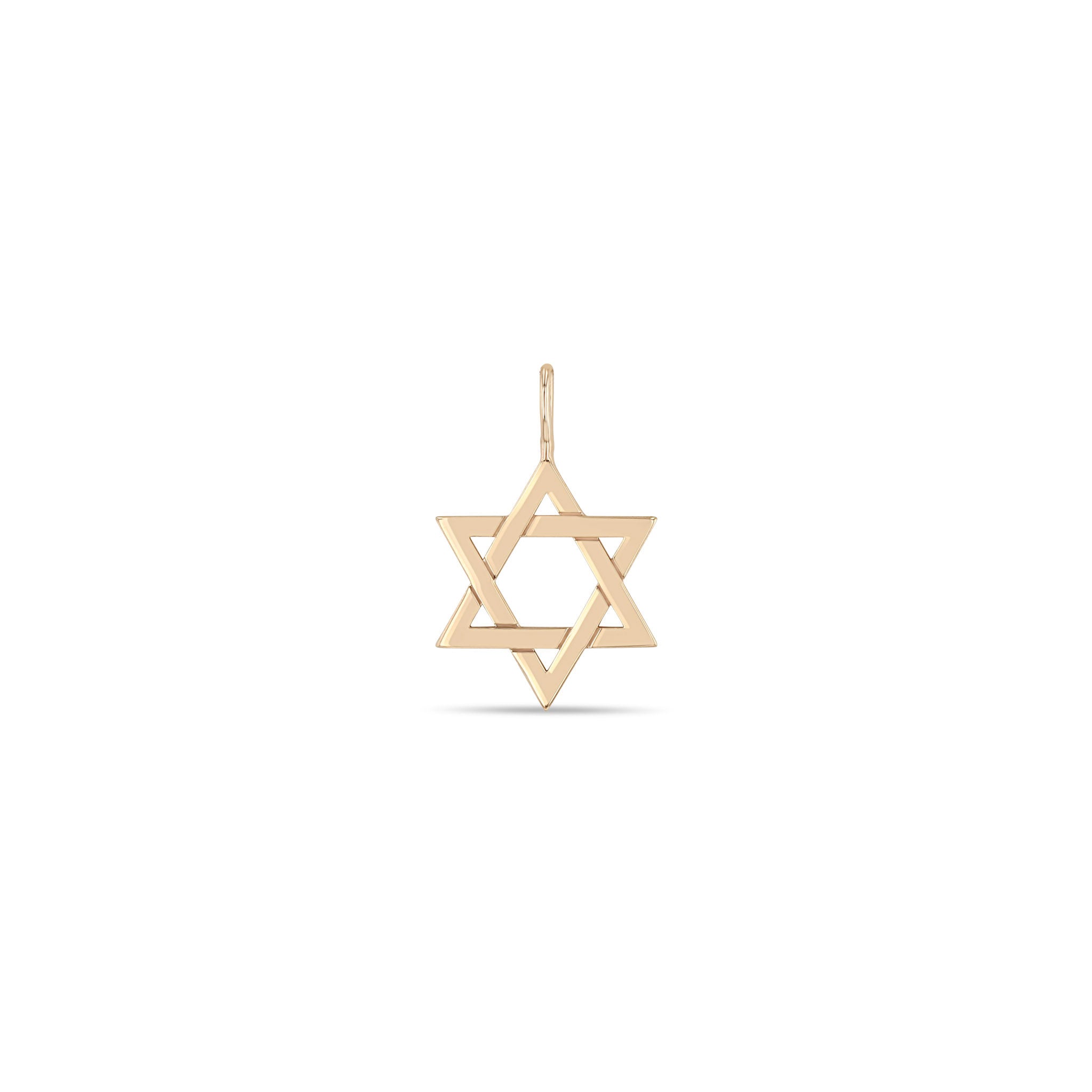 Zoë Chicco 14k Gold Medium Star of David Charm Pendant