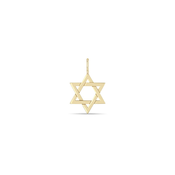 Zoë Chicco 14k Gold Medium Star of David Charm Pendant