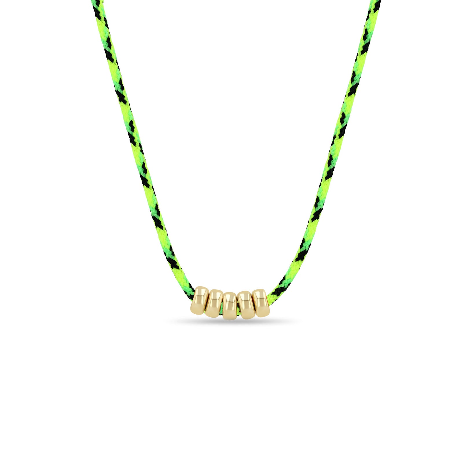 Zoë Chicco 14k 5mm Gold Rondelle Bead Paracord Necklace – ZOË CHICCO