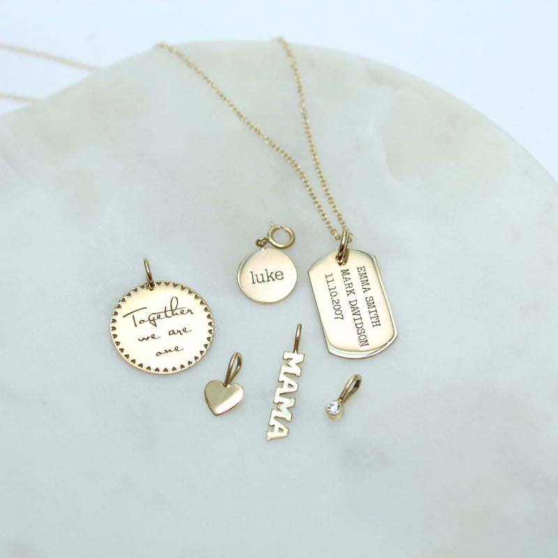 Tiny Tags Personalized Nameplate Necklace