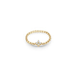 Zoë Chicco 14k Gold Prong Diamond Quad Box Chain Ring