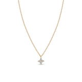 Zoë Chicco 14k Gold Prong Diamond Quad Necklace