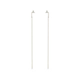 Zoë Chicco 14k Gold Prong Diamond Trio Threader Earrings