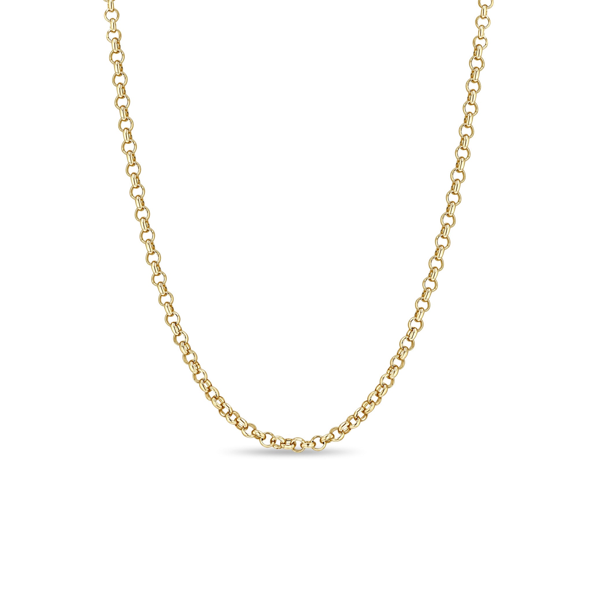 Zoë Chicco 14k Gold Medium Rolo Chain Necklace