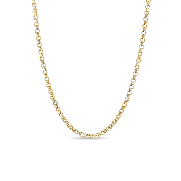 Zoë Chicco 14k Gold Medium Rolo Chain Necklace