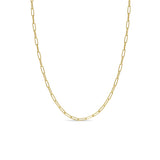 Zoë Chicco 14k Gold Small Paperclip Chain Necklace