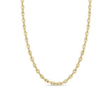 Zoë Chicco 14k Gold Small Puffed Mariner Chain Necklace