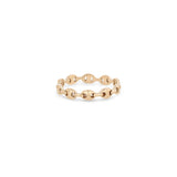 Zoë Chicco 14k Gold Small Puffed Mariner Link Eternity Ring