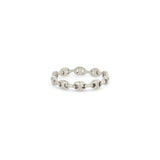 Zoë Chicco 14k Gold Small Puffed Mariner Link Eternity Ring