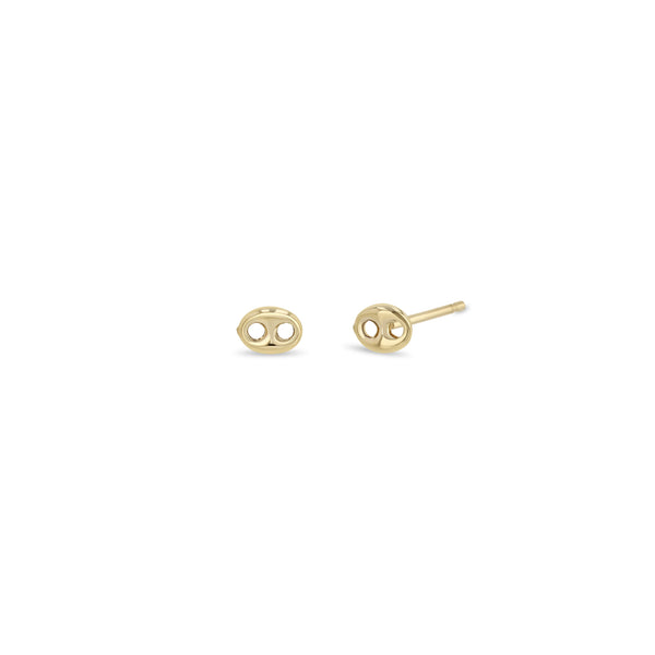 Zoë Chicco 14k Gold Small Mariner Link Stud Earrings