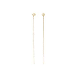 Zoë Chicco 14k Gold Small Mariner Link Threader Earrings