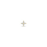 14k Small Prong Diamond Quad Studs