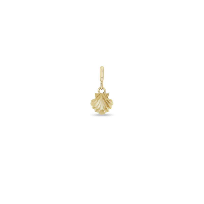 Zoë Chicco 14k Gold Seashell Clip On Charm Pendant
