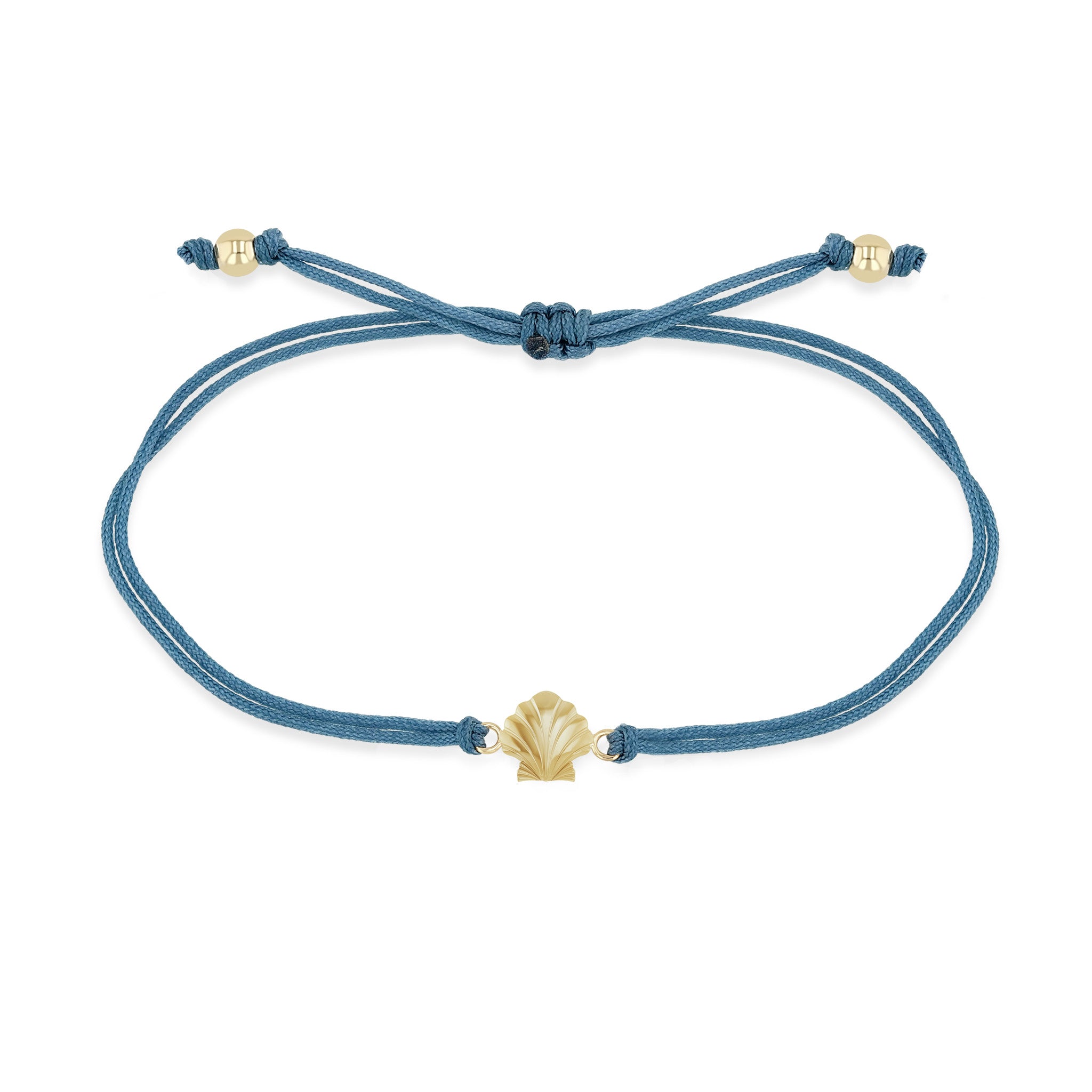 Zoë Chicco 14k Gold Seashell Thick Cord Bracelet