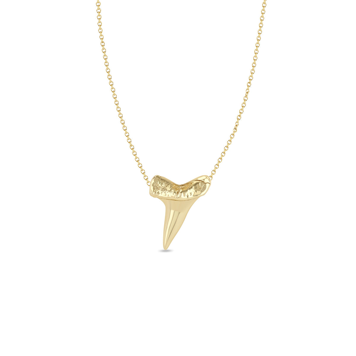 Zoe Chicco 14k Shark Tooth Necklace