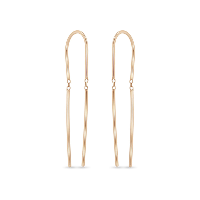 Zoë Chicco 14k Gold U Wire Threader Earrings