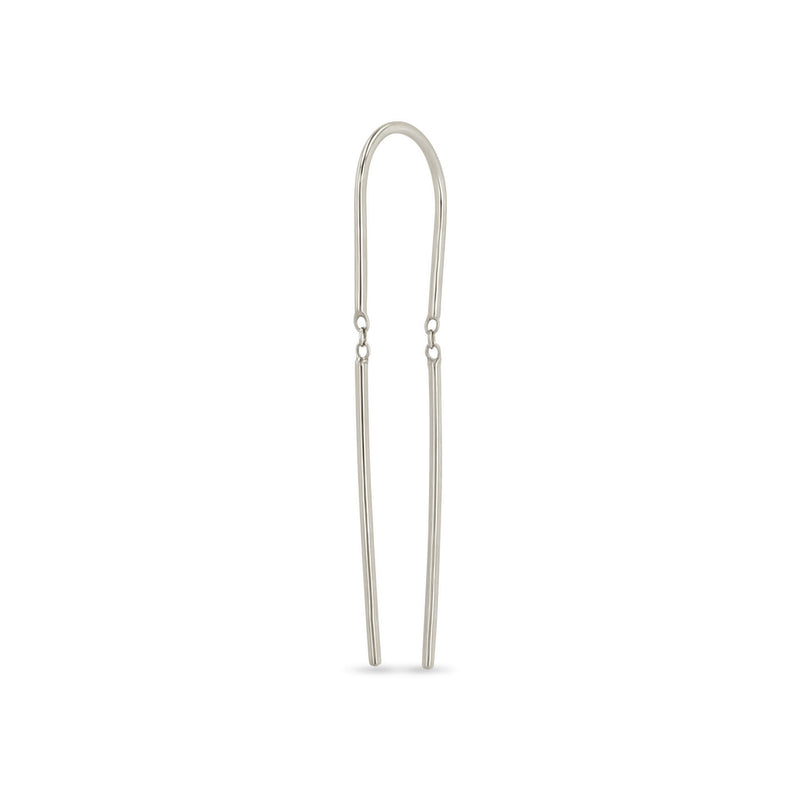 Single Zoë Chicco 14k Gold U Wire Threader Earring