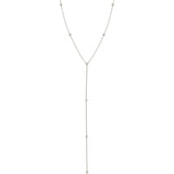 Zoë Chicco 14k Gold Floating Diamonds Station Lariat Necklace