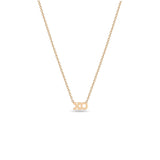 Zoë Chicco 14kt Yellow Gold Itty Bitty XO Necklace