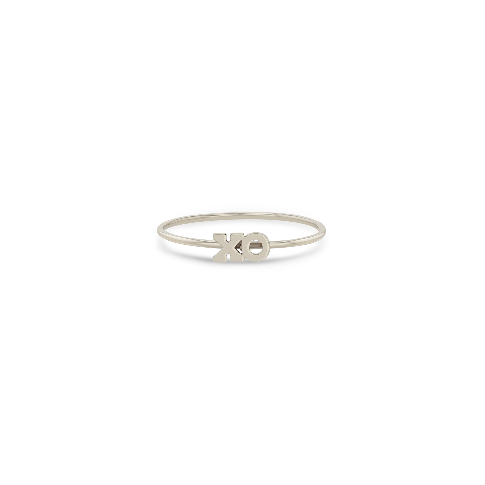 Zoë Chicco 14kt Yellow Gold Itty Bitty XO Ring