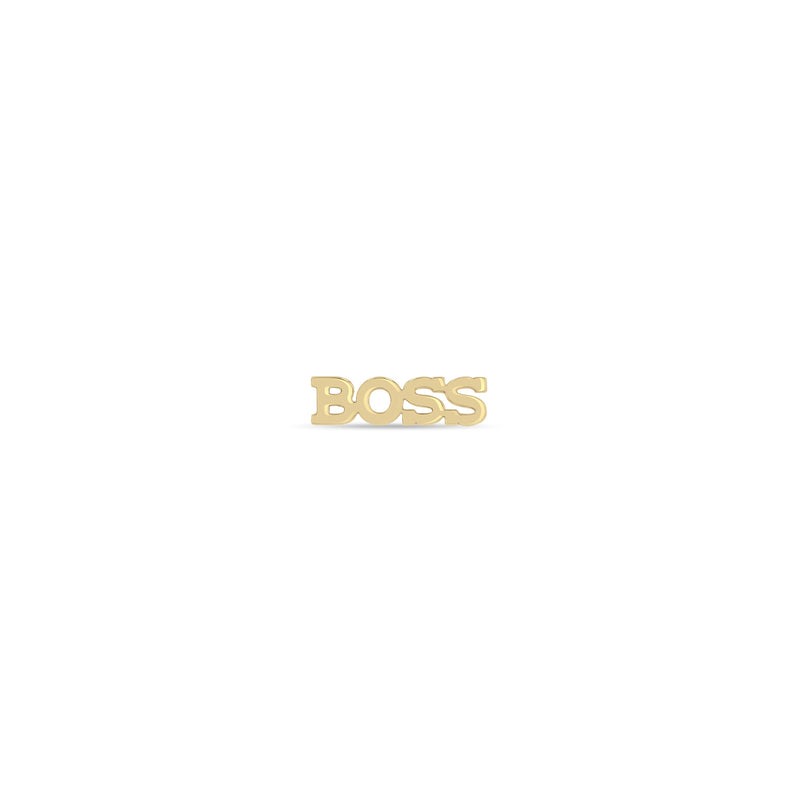 Zoë Chicco 14k Gold Itty Bitty BOSS Stud Earring