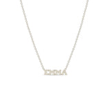 Zoë Chicco 14k Gold Custom Itty Bitty Letters Necklace with the name EMMA