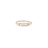 Zoë Chicco 14k Rose Gold Itty Bitty FUCK Ring