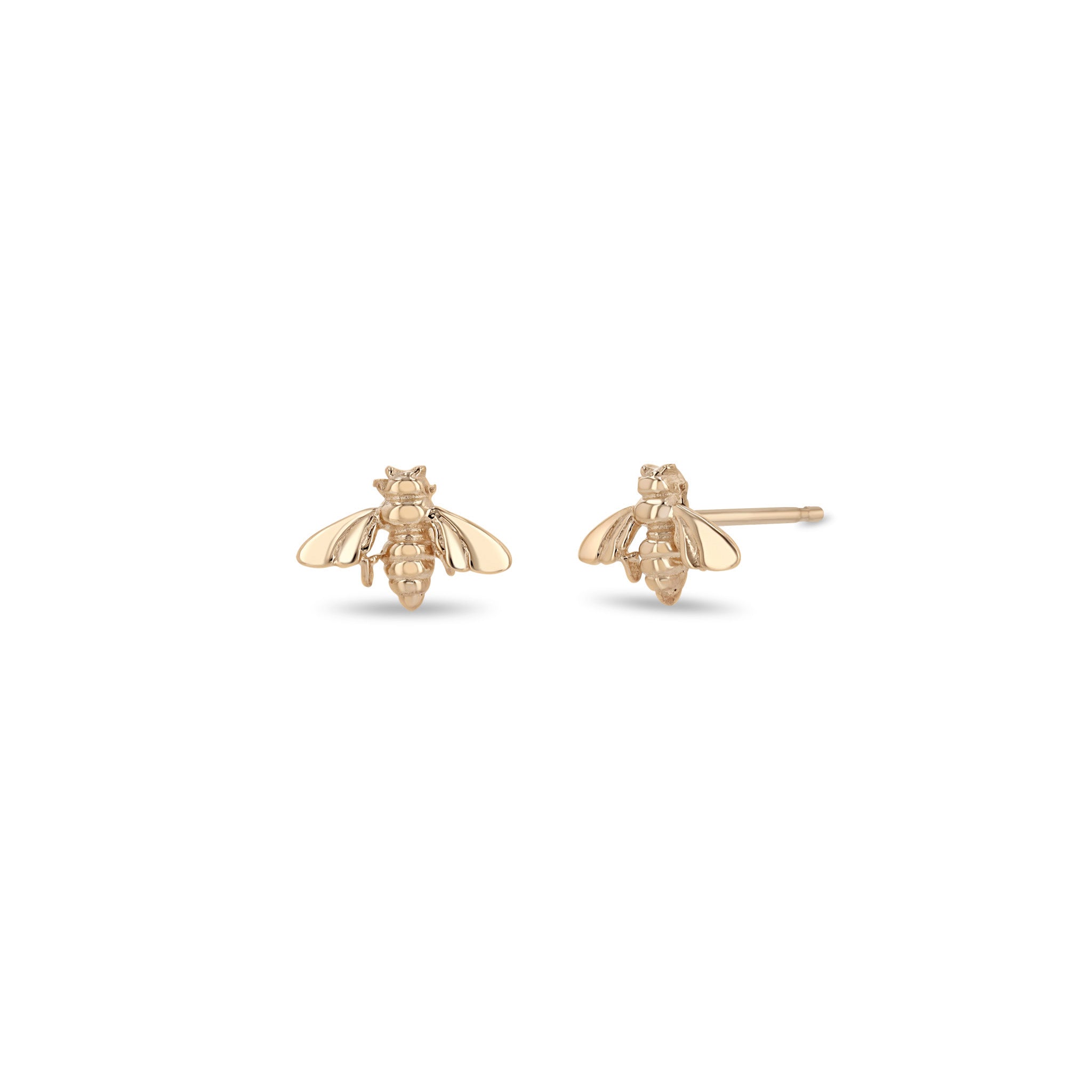Zoë Chicco 14k Gold Bumblebee Stud Earrings