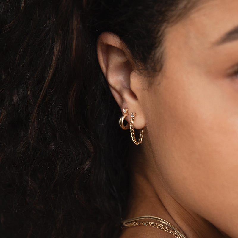Premium Earring Backs 9x4mm Gold Filled (Pair)