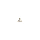 Zoë Chicco 14k Gold Pavé Diamond Triangle Pyramid Stud Earring