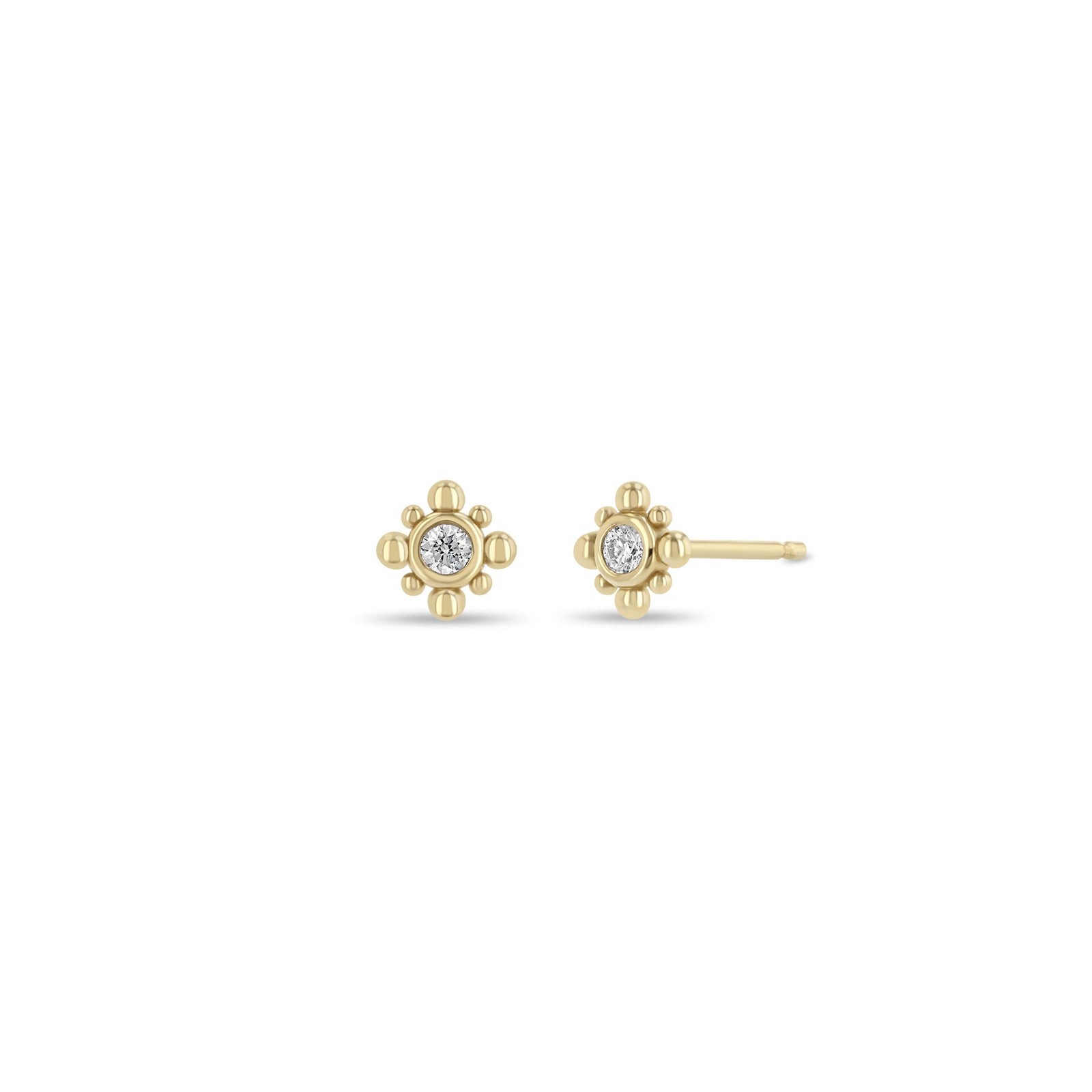 Zoe Chicco ピアス 14K ゴールド 14金 ダイヤモンド さくらんぼ Zoe Chicco ピアス 14K ゴールド 14金 ダイヤモンド さくらんぼ