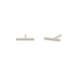 14k Thin Bar Studs
