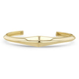Zoe Chicco 14k gold pyramid bracelet on a white background