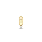 Zoë Chicco 14k Gold Prong Diamond Wide Half Round Slide Bead Charm