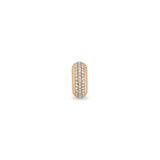 Zoë Chicco 14k Gold Pavé Diamond Wide Half Round Slide Bead Charm