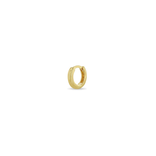 Zoë Chicco 14k Gold Wide Extra Small Hinge Huggie Hoop Earring