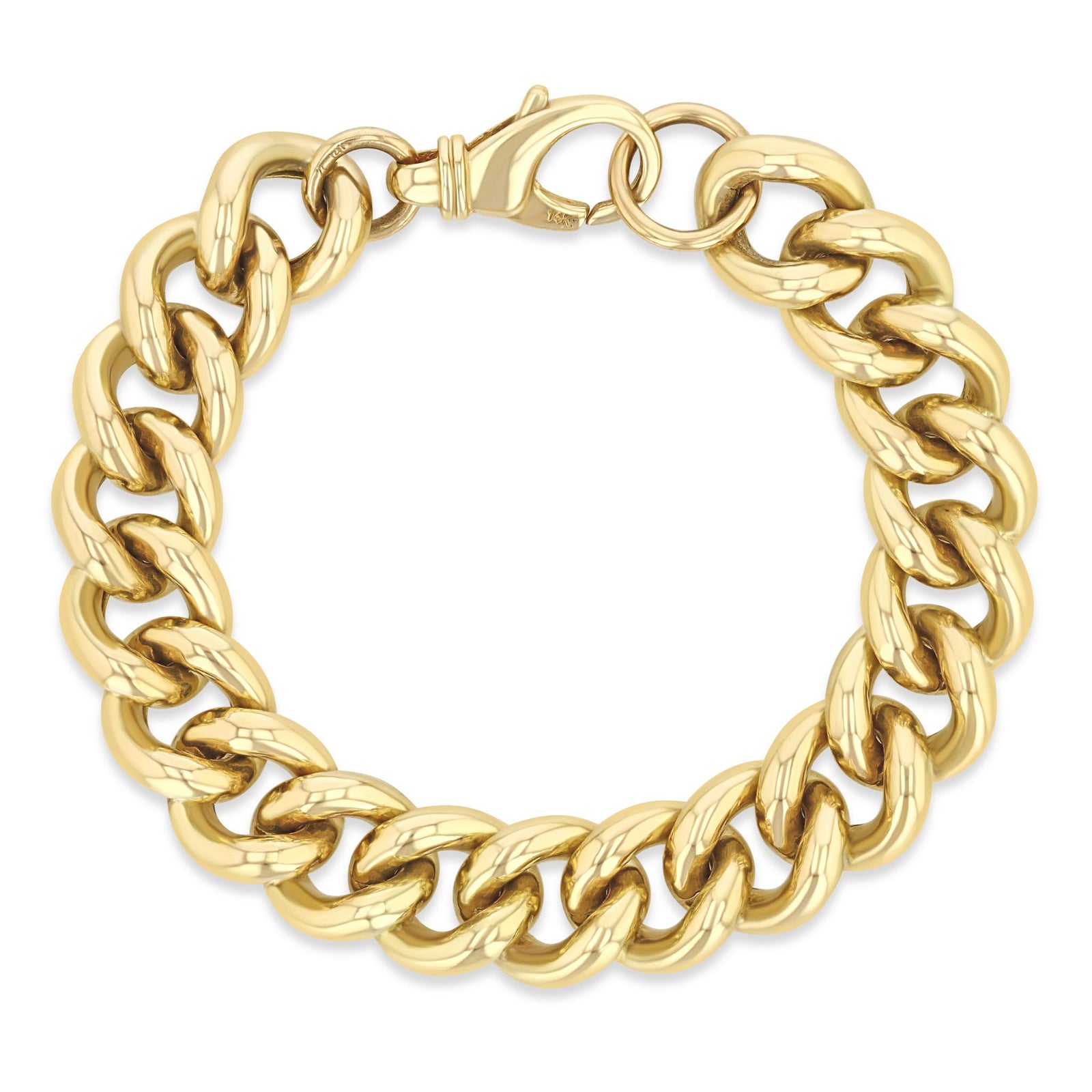 Zoë Chicco 14k Gold XXL Thick Link Curb Chain Bracelet – ZOË