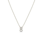 Zoë Chicco 14k Gold Pave Diamond Number 8 Necklace