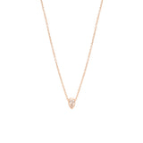14k Pear Shaped Diamond Necklace