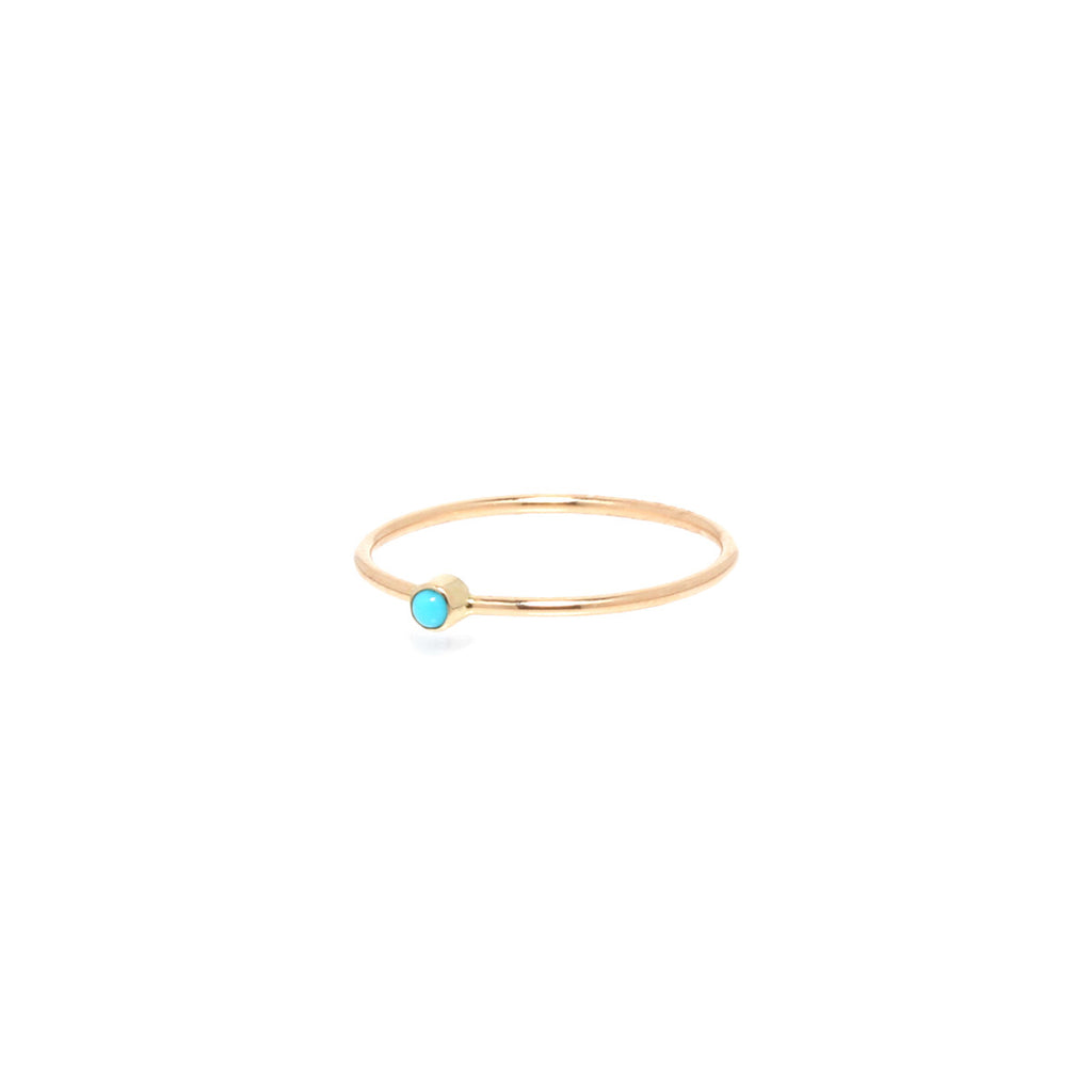 Zoë Chicco 14k Gold Turquoise Thin Band Ring – ZOË CHICCO
