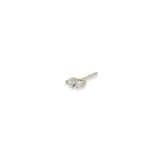 Zoë Chicco 14k Gold Twin Diamond Stud Earring