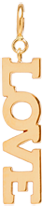14k 4 Letter Charm Pendant on Spring Ring