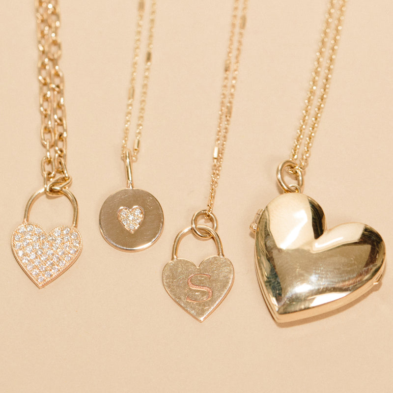 Zoë Chicco 14k Gold Heart Locket Necklace – ZOË CHICCO