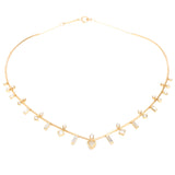 Zoë Chicco 14k Gold Paris Mixed Stacked Diamond Collar Necklace