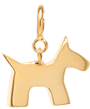 14k Dog Charm on Spring Ring