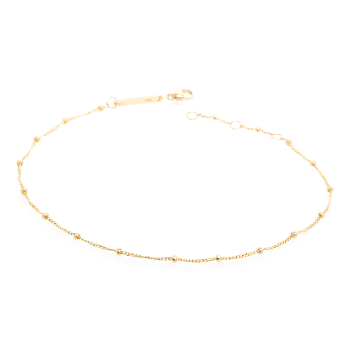 Zoë Chicco 14k Gold Satellite Curb Chain Bracelet – ZOË CHICCO