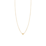 Zoë Chicco 14kt Yellow Gold Itty Bitty Star Necklace