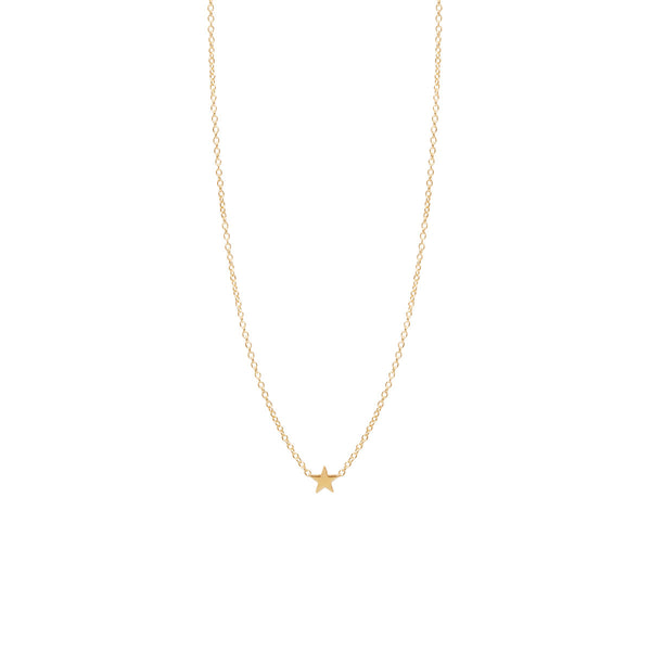 Zoë Chicco 14kt Yellow Gold Itty Bitty Star Necklace